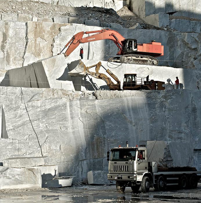 Le cave di marmo di Carrara